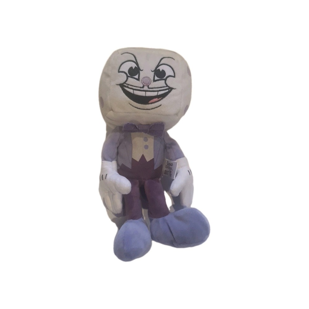 Funko Cuphead King Dice Plush 9' Purple 2018 Toy White‎